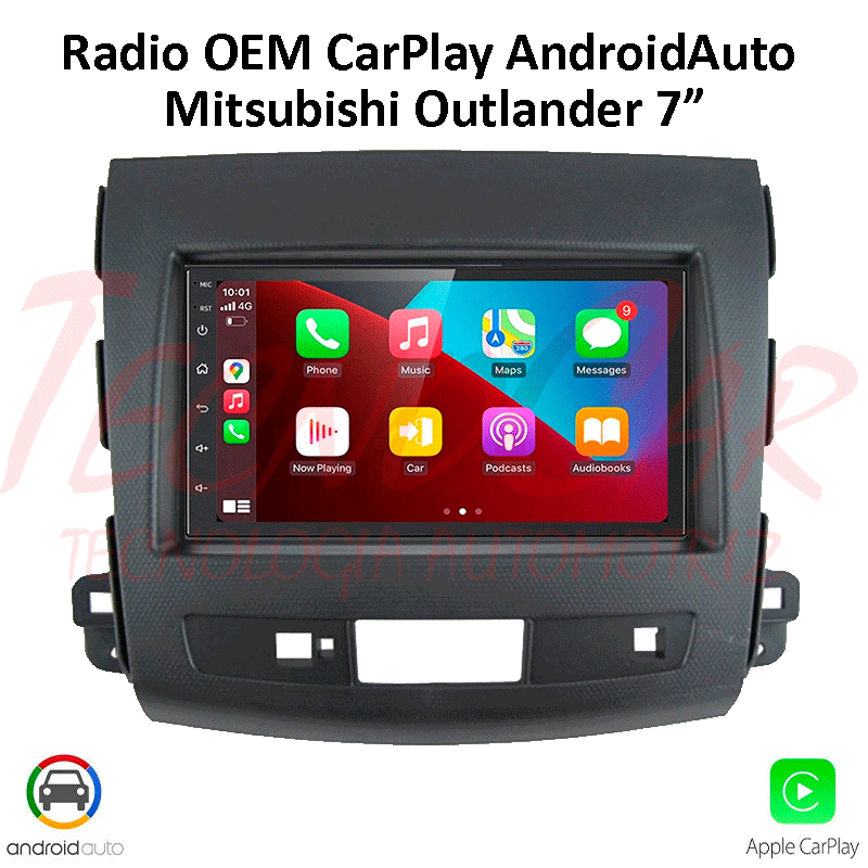 RADIO MITSUBISHI OUTLANDER 2006-2012  CARPLAY  / ANDROID AUTO / 7"